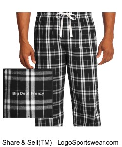 District Mens Flannel Plaid Pant by District Design Zoom